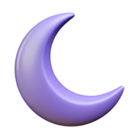 iconic impressionist Monoline crescent moon. Single-weight stroke, clean lines, flat color with Scalable Design. museum quality png