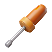 energetic striking Technical drawing of a screwdriver. Crisp edges, minimal, single-weight stroke with Scalable Design. precision png