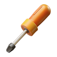 elegant whimsical modern Technical drawing of a screwdriver. Crisp edges, minimal, single-weight stroke with Scalable Design. artisan png