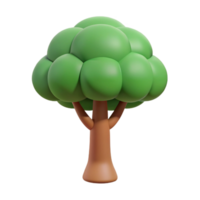 stunning timeless Tree with circular canopy and straight trunk. Simple, flat color, with Scalable Design. png