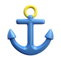 melancholic fascinating Minimalist anchor icon with sharp edges and flat color. with Scalable Design. professional png