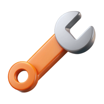 majestoso clássico mínimo Projeto do uma chave inglesa dentro plano cor. limpar \ limpo linhas, peso único acidente vascular encefálico com escalável Projeto. estúdio qualidade png