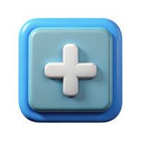 exquisite unparalleled Square badge with a plus symbol. Geometric, clean lines, with Scalable Design. png