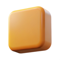 immaculate mysterious impressionist Geometric square with rounded corners. Flat color, with Scalable Design. refined png