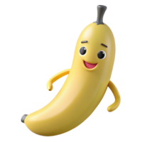 dazzling timeless Banana character with a curved shape. Crisp edges, minimal design, flat color with Scalable Design. png