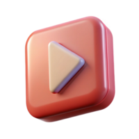 elegant whimsical impressionist Pictogram of a play button. Geometric, scalable, crisp edges with Scalable Design. gallery standard png