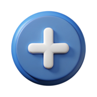 captivating timeless Round button with a plus sign. Crisp edges, flat color, with Scalable Design. png
