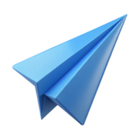 aclamado renascimento fresco arestas, plano cor Renderização do uma papel avião. escalável, mínimo com escalável Projeto. perfeito clareza png