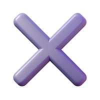 dazzling geometric Cross icon. Two intersecting diagonal lines. Clean lines, flat color with Scalable Design. flawless png