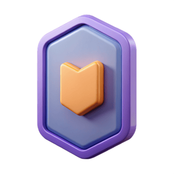 inspirado meio século vertical retangular crachá com uma sólido preencher. plano cor, fresco arestas, com escalável Projeto. 4k png