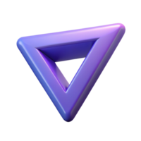 stunning distinctive Triangle pointing down, single-weight stroke, purple. Geometric, with Scalable Design. png