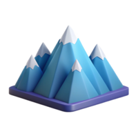 impressive joyful baroque Crisp edges, flat color illustration of a mountain range. Scalable, minimal with Scalable Design. genuine png