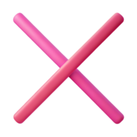 hypnotic gothic Single diagonal line, bright pink. Crisp edges, minimal design with Scalable Design. 4K png
