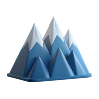 iconic industrial Mountain range silhouette with clean lines. Flat color, with Scalable Design. gallery standard png