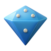 rare surreal Diamond-shaped character with four small, circular dots. Minimal, scalable, flat color with Scalable Design. perfect clarity png