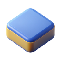 dazzling dreamy creative Minimal design of a square. Flat color, clean lines with Scalable Design. high resolution png