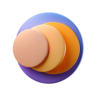 melancholic captivating Abstract pattern of concentric circles. Flat color, single-weight stroke with Scalable Design. luxury png