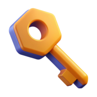 coveted coastal Geometric key icon. Crisp edges, minimal, flat color with Scalable Design. handcrafted png