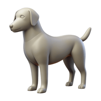 distinto boêmio mínimo linha arte do uma cachorro. peso único AVC, com escalável Projeto. luxo png