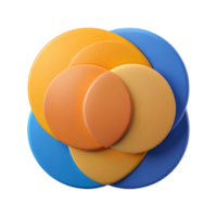 joyful magnificent Abstract pattern of concentric circles. Flat color, single-weight stroke with Scalable Design. ultra HD png