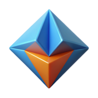 captivating remarkable Geometric abstract shape with crisp edges. Flat color, clean lines with Scalable Design. png