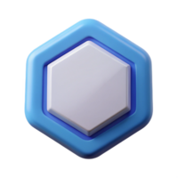 immaculate exemplary Octagonal badge with a central square. Flat color, crisp edges, single-weight stroke with Scalable Design. png