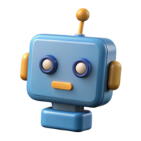 acclaimed baroque Square robot with rounded corners, single antenna, small circular feet. Crisp edges, scalable, flat color with Scalable Design. crisp png