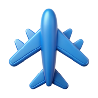 captivating mysterious elegant Clean lines airplane icon with minimal design, flat blue color, crisp edges with Scalable Design. elite png