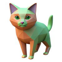 elegant retro Geometric, flat color cat. Crisp edges, symmetrical with Scalable Design. elite png