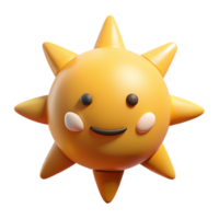 elegant victorian Smiling sun with triangular rays. Clean lines, flat color, minimal design with Scalable Design. detailed png