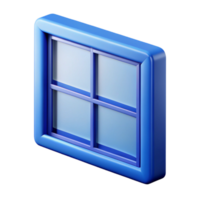 dramatic inspired Blueprint of a simple window. Crisp edges, clean lines with Scalable Design. png