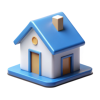 reflexivo hipnotizante minimalista representação do uma casa. limpar \ limpo linhas, plano cor, peso único acidente vascular encefálico com escalável Projeto. elite png