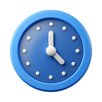 encantador distinto relógio ícone. circular face, hora e minuto mãos. limpar \ limpo linhas com escalável Projeto. png