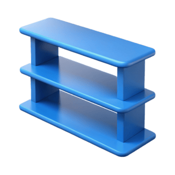 encantador moderno projeto do uma simples prateleira. fresco arestas, limpar \ limpo linhas com escalável Projeto. autêntico png