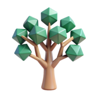 gorgeous organic A stylized tree with geometric branches, single-weight stroke with Scalable Design. fine detail png