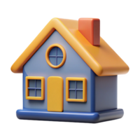 elegant artistic House shaped character with square windows, triangular roof. Crisp edges, minimal, flat color with Scalable Design. exclusive png