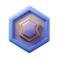 dazzling traditional Pentagon badge with a centered circle. Geometric, clean lines, with Scalable Design. professional png