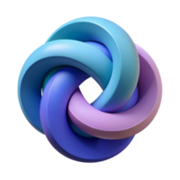 whimsical alluring Geometric composition of overlapping circles. Crisp edges, flat color, single-weight stroke with Scalable Design. top-tier png