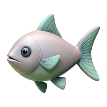 sonhadores hipnotizante mínimo linha arte do uma peixe. limpar \ limpo linhas, plano cor com escalável Projeto. detalhado png