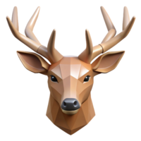 majestic signature Minimal geometric deer head with antlers. Clean lines, flat color, crisp edges with Scalable Design. png