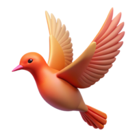 energetic sumptuous Single-weight stroke bird in flight. Crisp edges, flat color, minimal with Scalable Design. luxury png