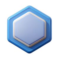 hypnotic unparalleled Hexagonal badge with rounded corners. Clean lines, scalable, minimal with Scalable Design. png