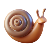 joyful vibrant Snail with a spiral shell. Crisp edges, single-weight stroke, with Scalable Design. detailed png