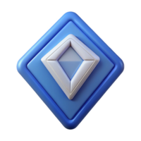 magnificent geometric Diamond-shaped badge with two parallel lines. Geometric, clean lines, with Scalable Design. refined png