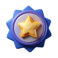 captivating classic Circular badge with a stylized star. Clean lines, flat color, crisp edges with Scalable Design. professional png