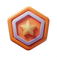 dramatic mesmerizing Octagonal badge with a star outline. Crisp edges, flat color, single-weight stroke with Scalable Design. artisan png
