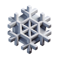 inspired creative Geometric isometric snowflake with sharp edges and a white color with Scalable Design. high quality png