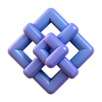 fascinating sought-after Interlocking squares forming a grid. Geometric, flat color, with Scalable Design. png