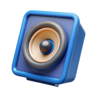 dazzling sought-after Pictogram of a speaker. Single-weight stroke, symmetrical, flat color with Scalable Design. png