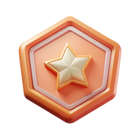 inspired nordic Octagonal badge with a star outline. Crisp edges, flat color, single-weight stroke with Scalable Design. original png